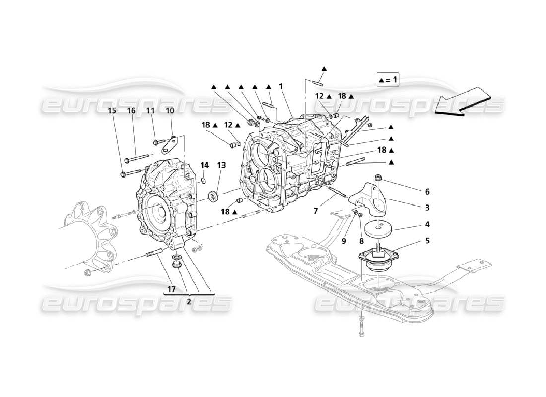 part diagram containing part number 13517224