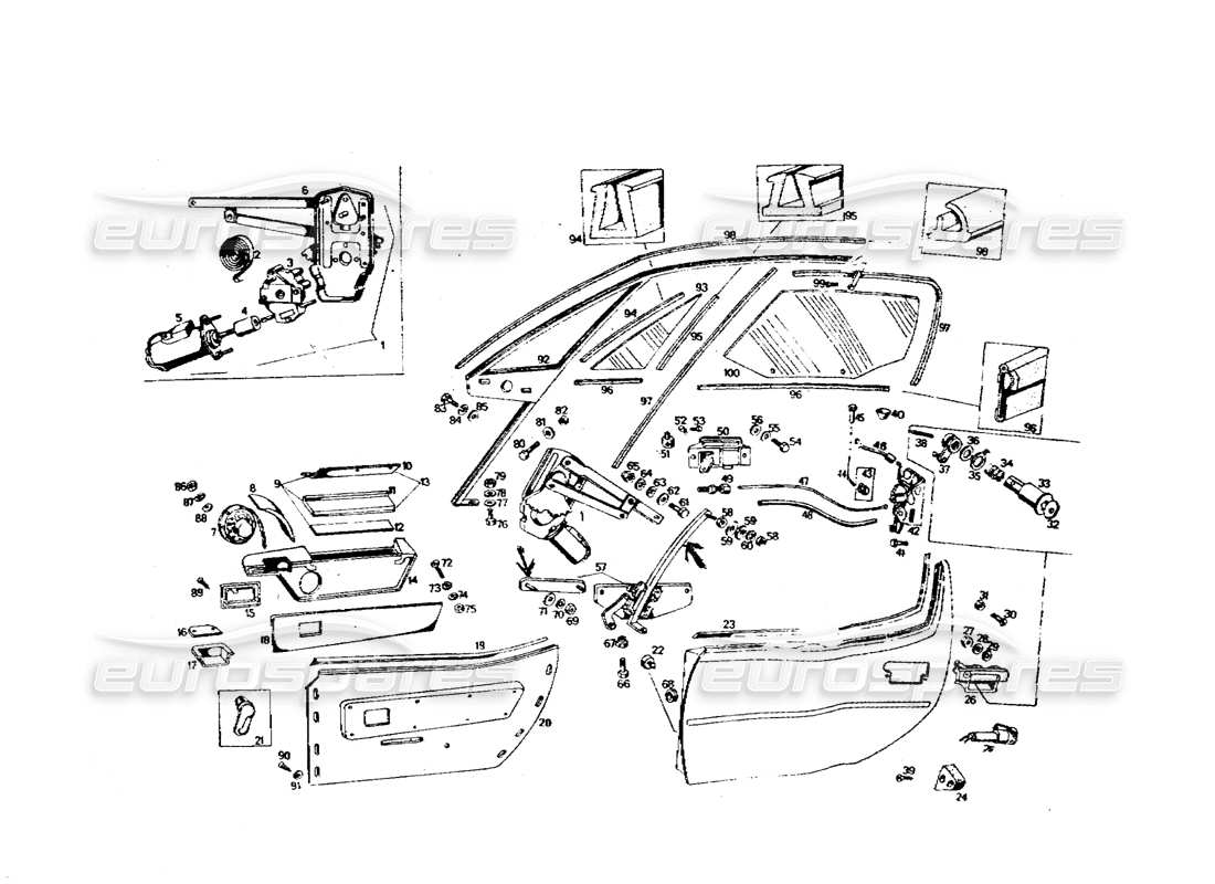 part diagram containing part number pcn 75164
