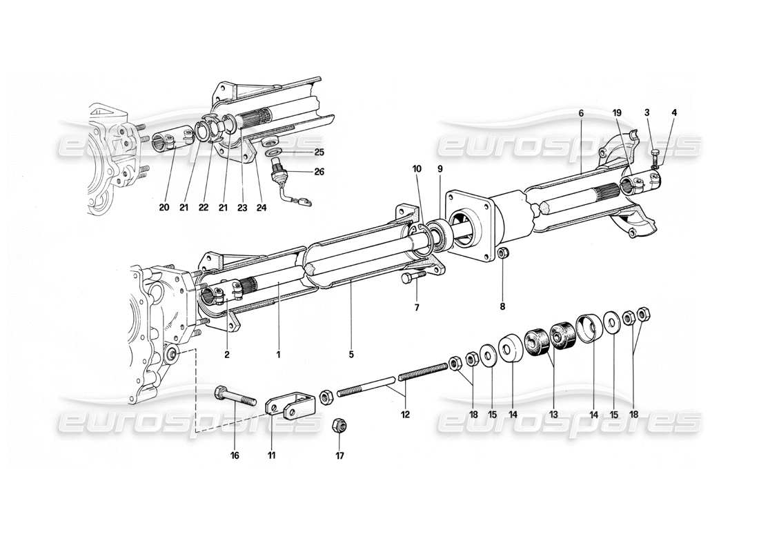 a part diagram from the Ferrari 412 (Mechanical) parts catalogue