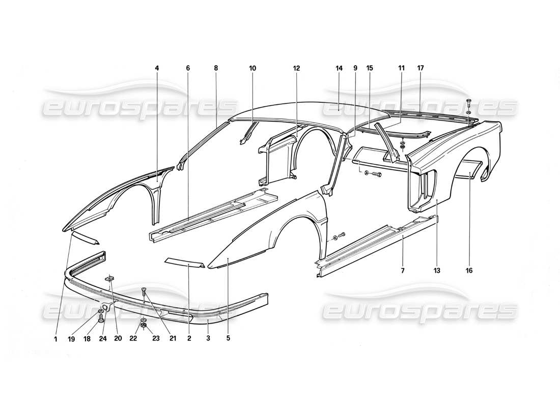 part diagram containing part number 61477800