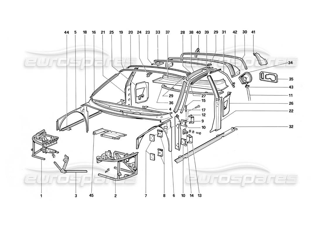 part diagram containing part number 61485100