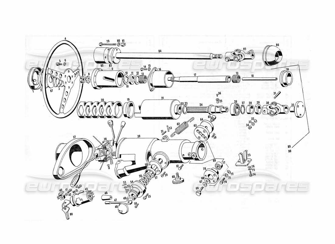 part diagram containing part number bnt 67854