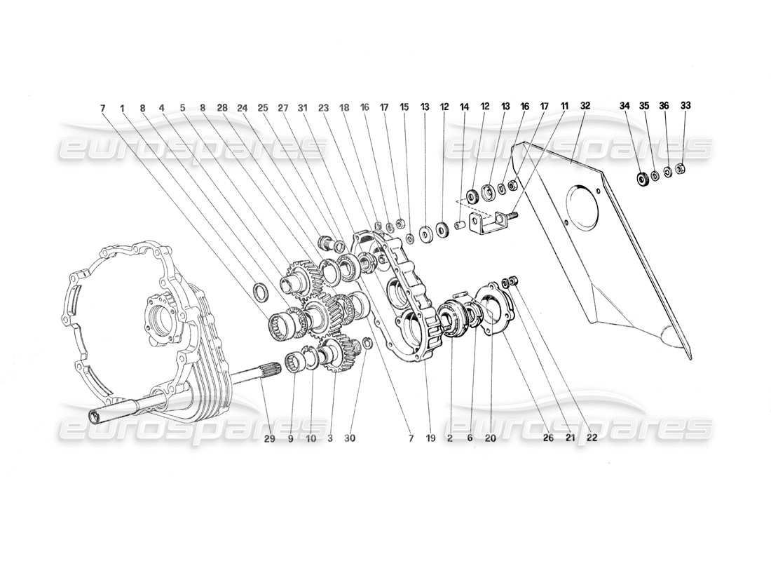 part diagram containing part number 128500