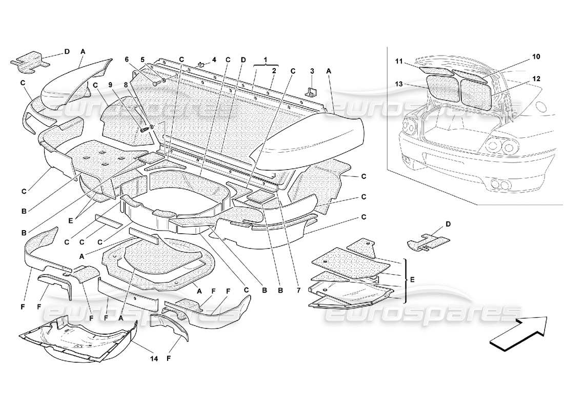 part diagram containing part number 63853500