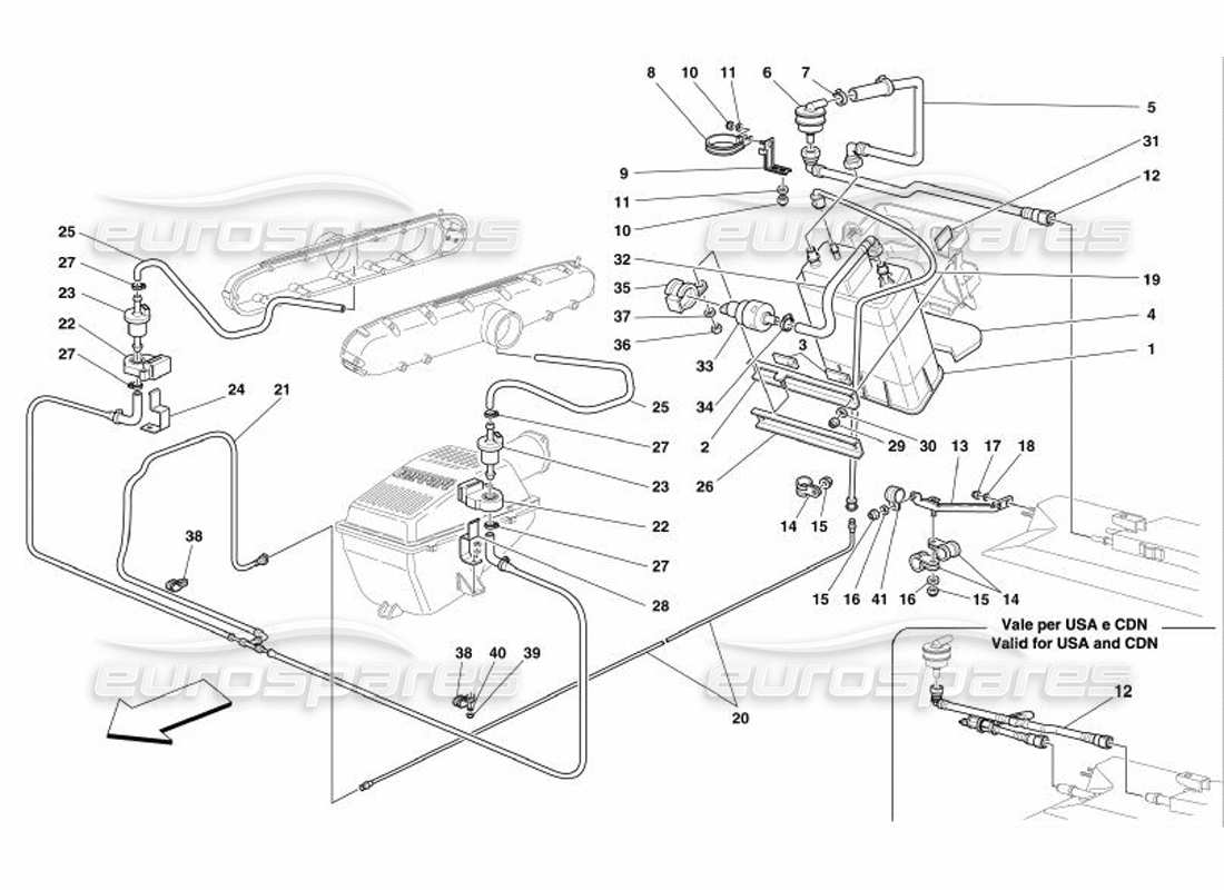 part diagram containing part number 187124