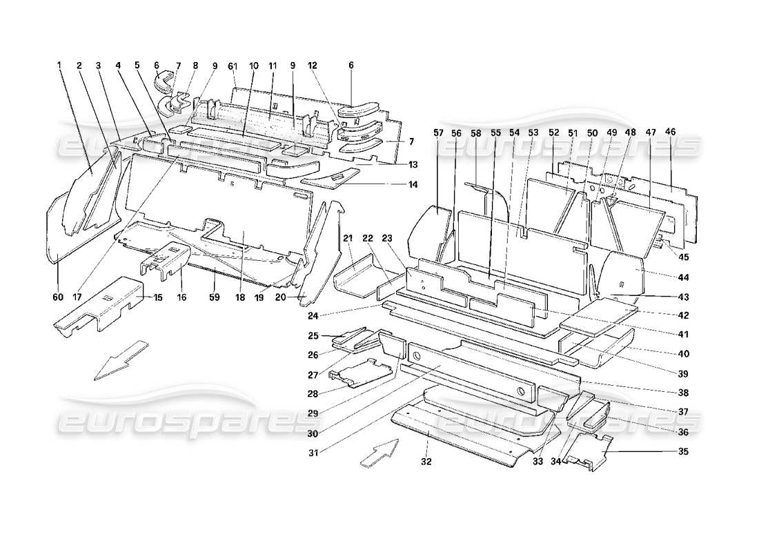 part diagram containing part number 61845900