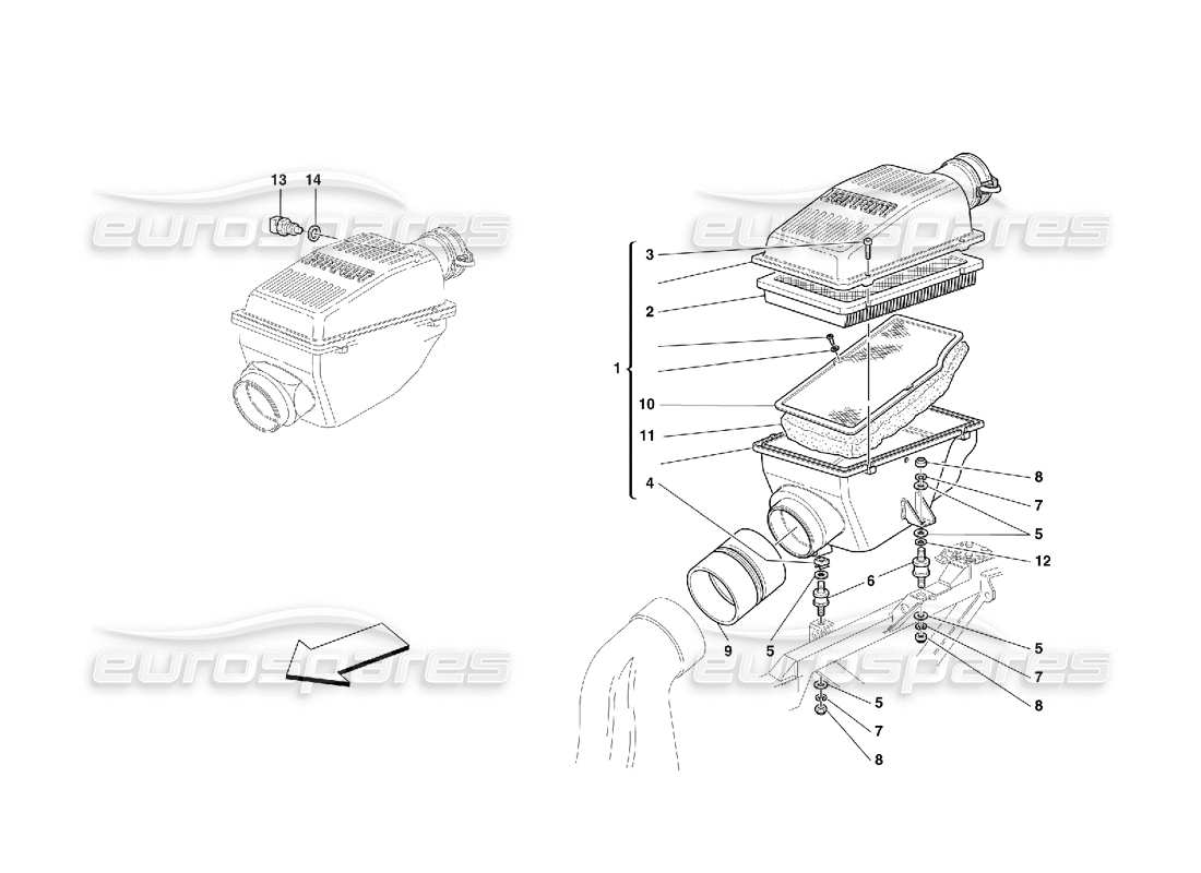 part diagram containing part number 154025