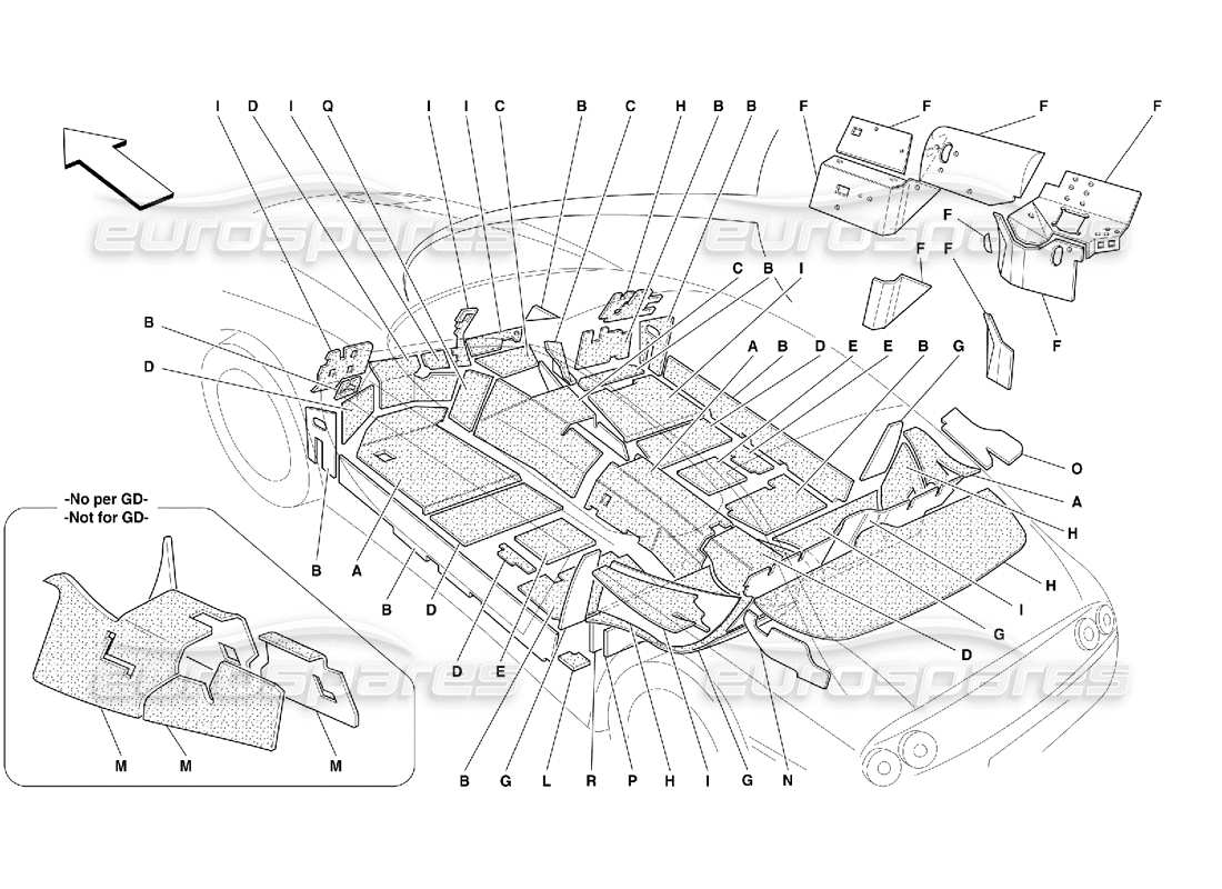 part diagram containing part number 64065400