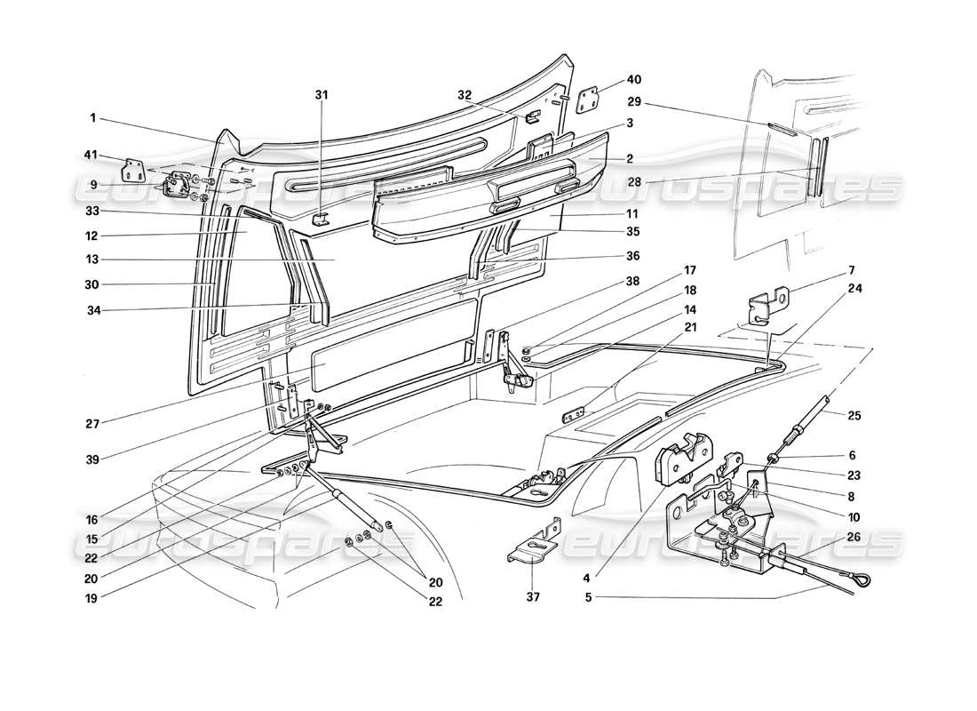 part diagram containing part number 61563500