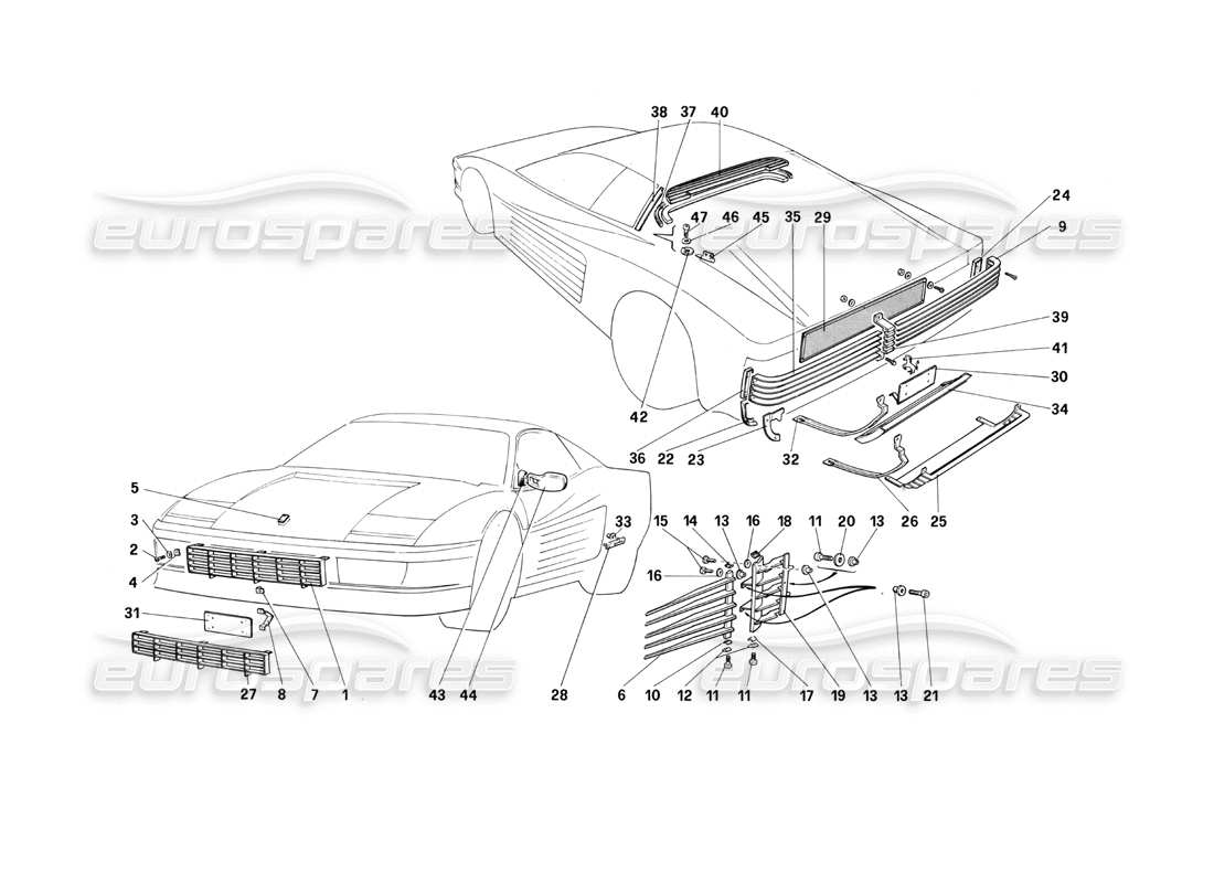 part diagram containing part number 61531900