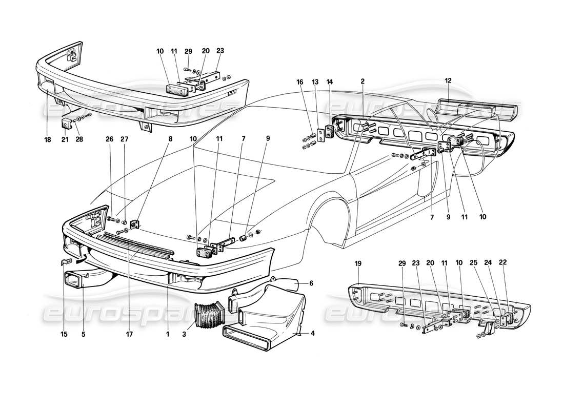 part diagram containing part number 61556200