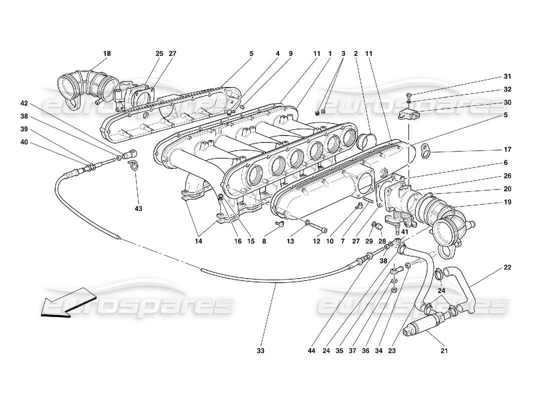 part diagram containing part number 154440