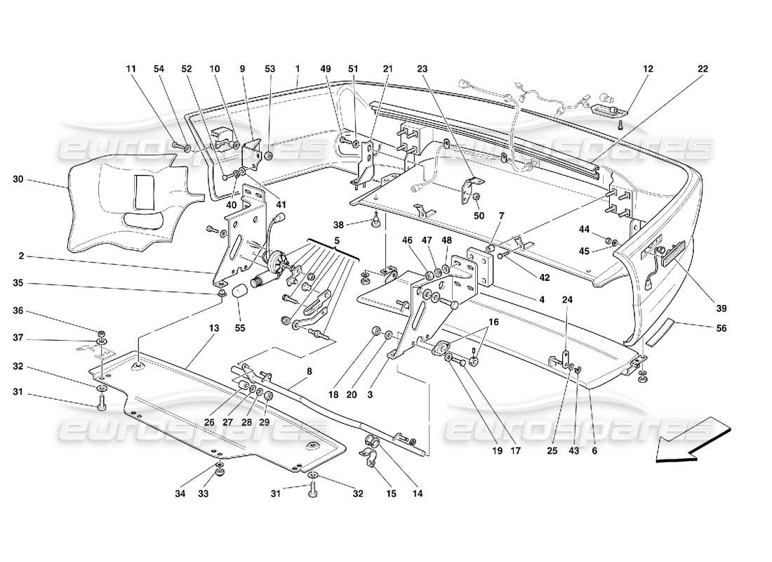 part diagram containing part number 62794500