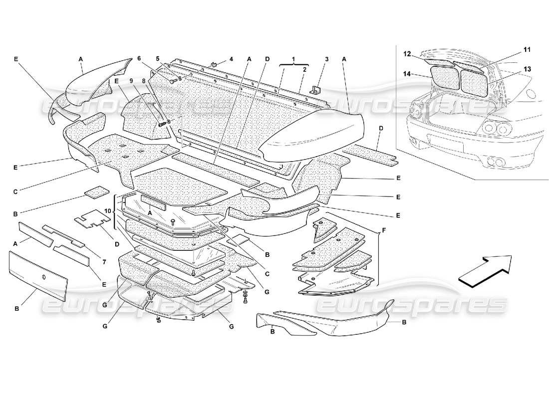 part diagram containing part number 63899600