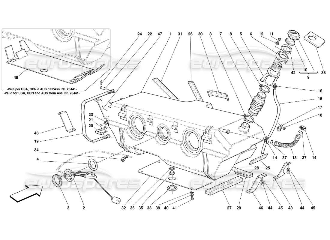 part diagram containing part number 156612