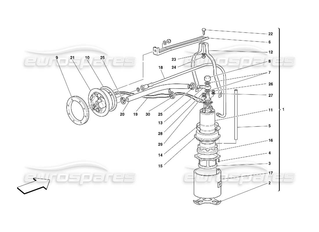 part diagram containing part number 156596