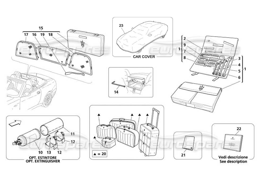 part diagram containing part number 68685000