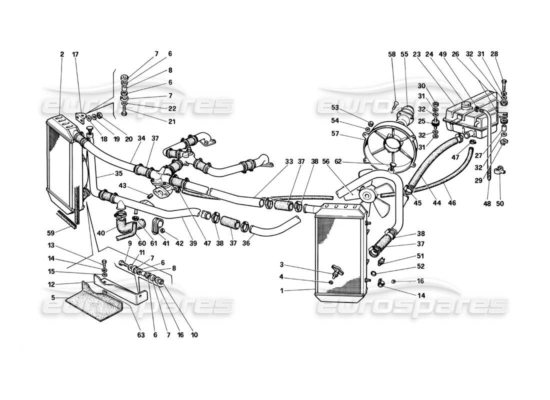 part diagram containing part number fhos003