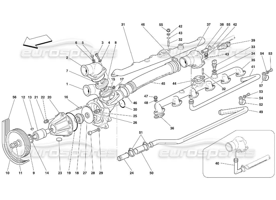 part diagram containing part number 160554