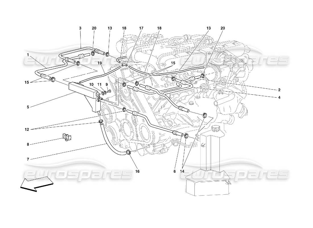 part diagram containing part number 155260