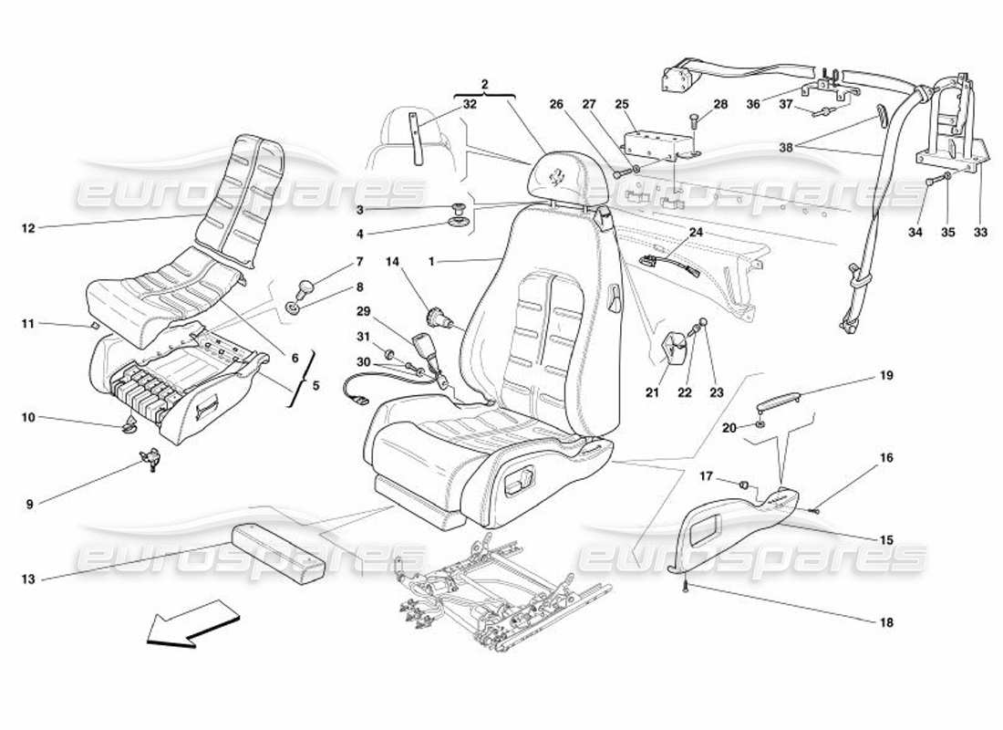 part diagram containing part number 67282600