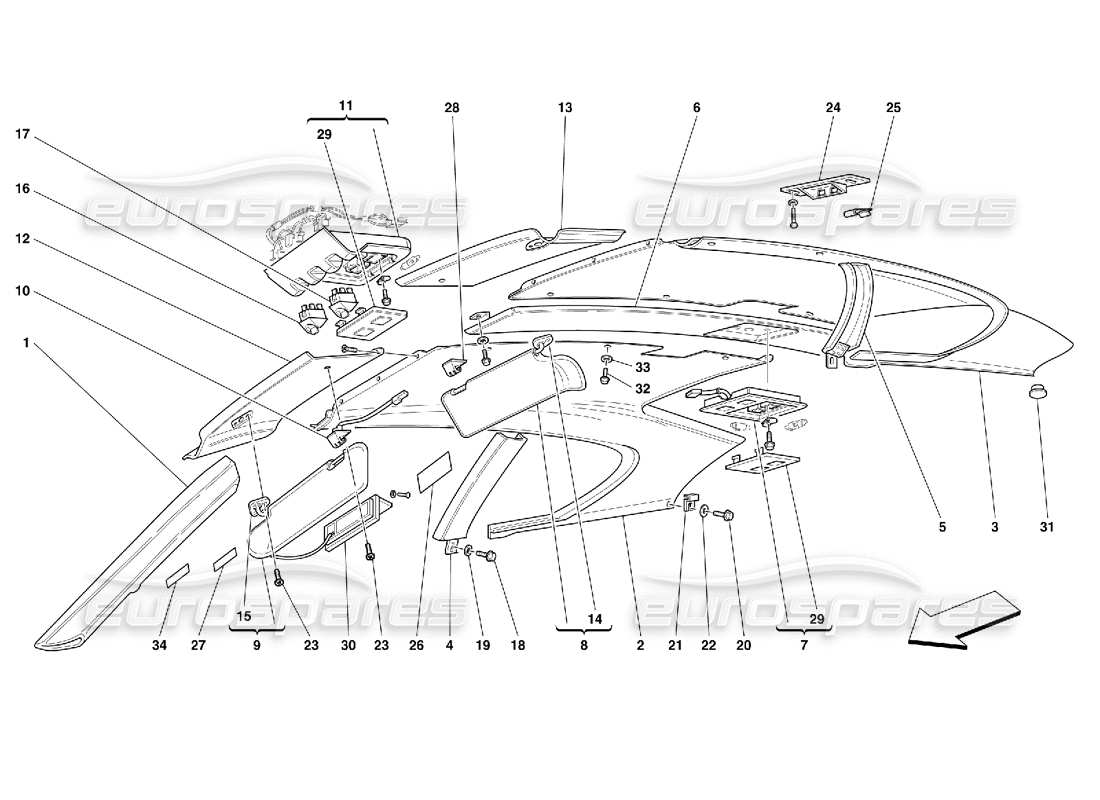 part diagram containing part number 63756800