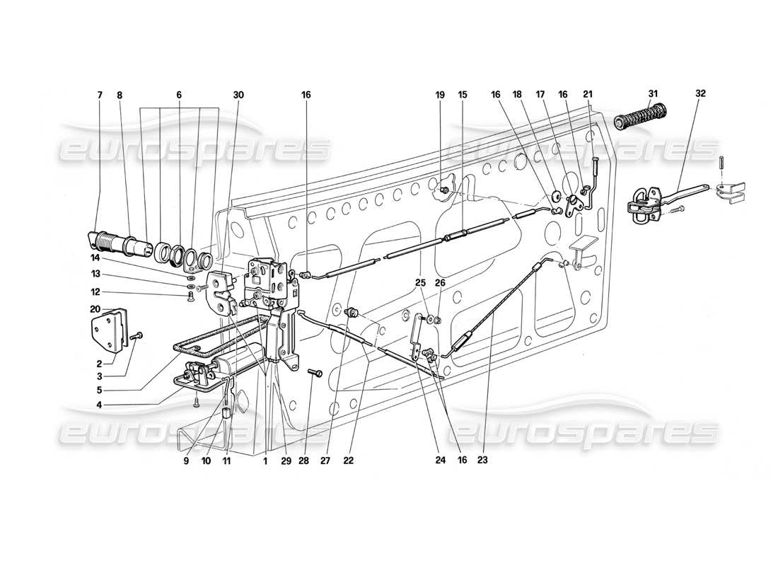 part diagram containing part number 61506700