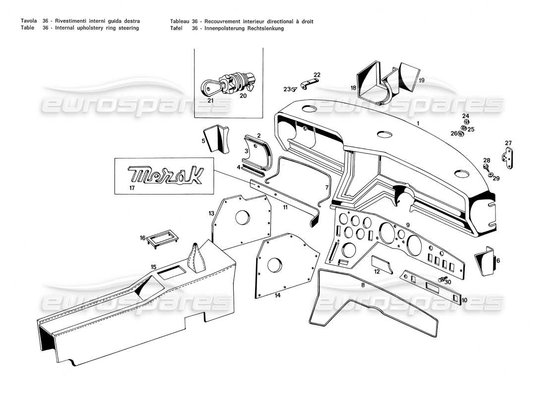 part diagram containing part number 122 bc 81116