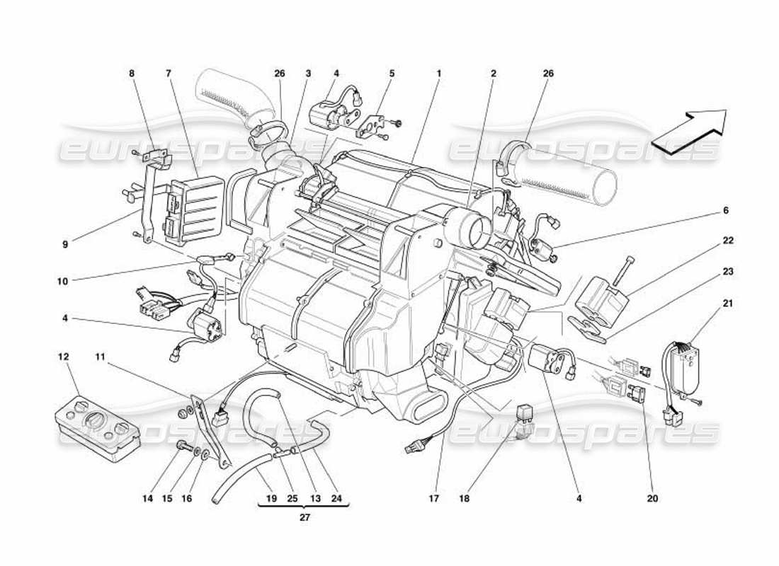 part diagram containing part number 64794200/a