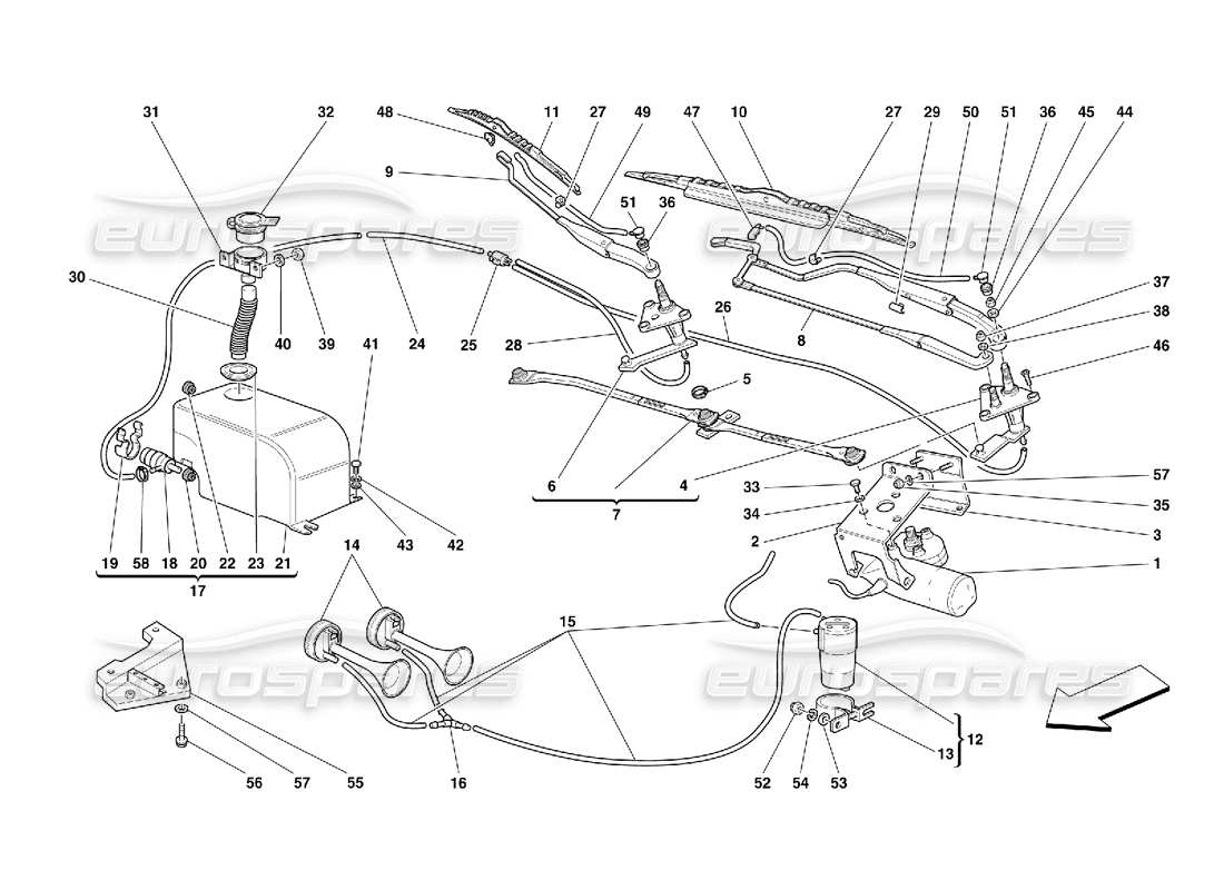 part diagram containing part number 63875200