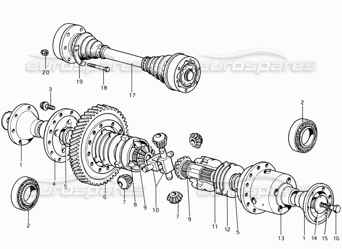 part diagram containing part number zf-0630-305-501