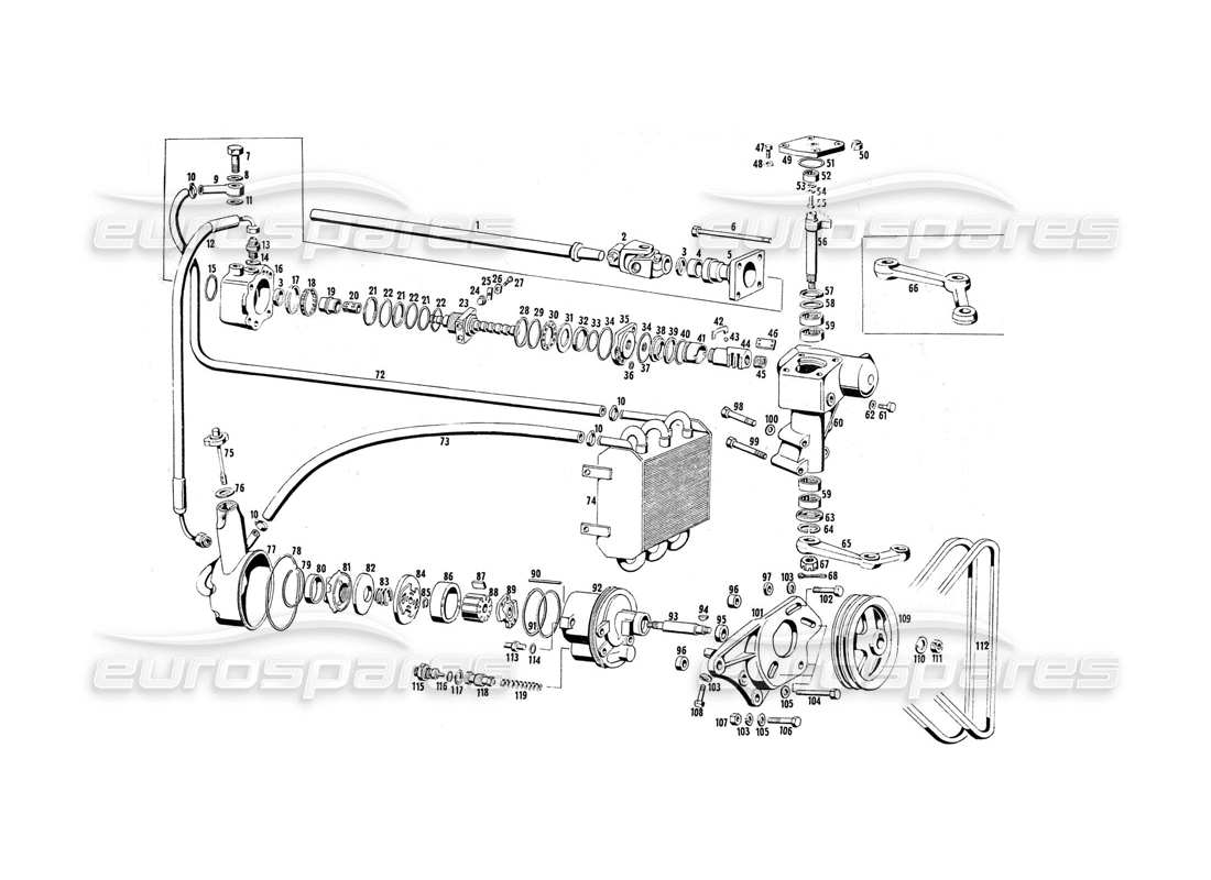 part diagram containing part number rat 53217