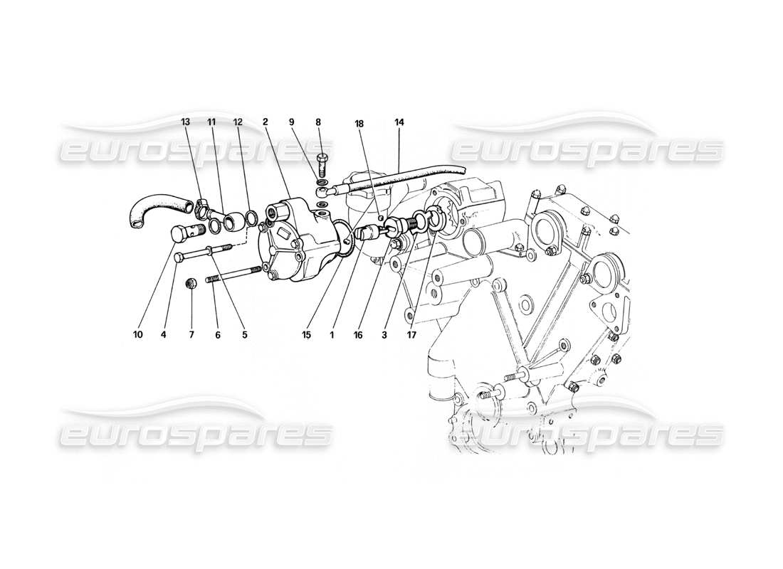 a part diagram from the ferrari 400 gt (mechanical) parts catalogue