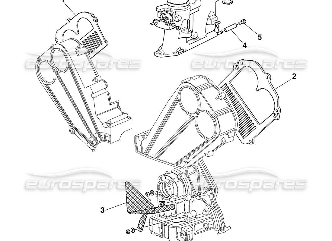 a part diagram from the ferrari 355 challenge (1999) parts catalogue