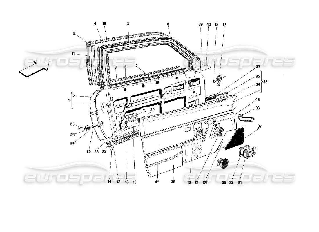 part diagram containing part number 61813500