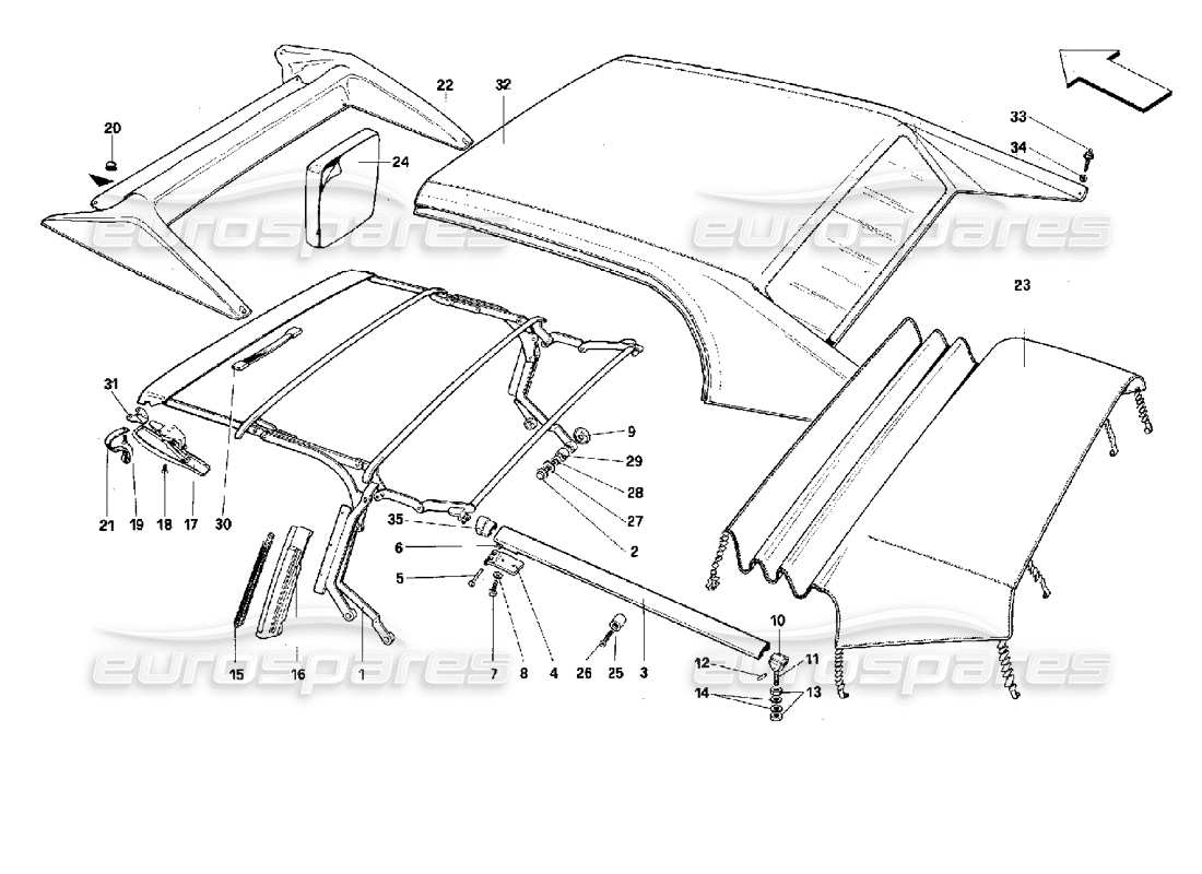 part diagram containing part number 61826300