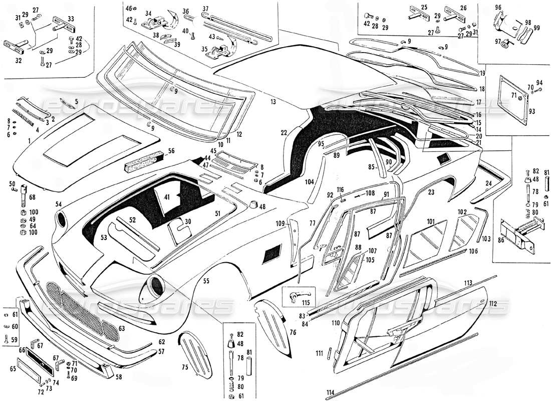 part diagram containing part number vnt 47051