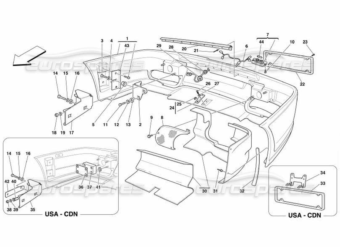 part diagram containing part number 65280500