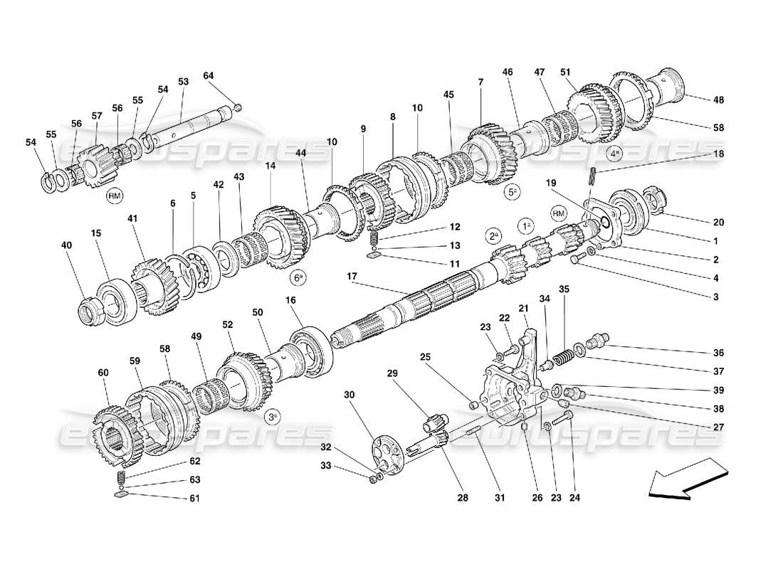 part diagram containing part number 161822