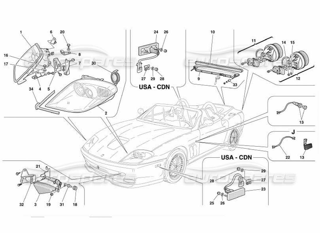 part diagram containing part number 64559100