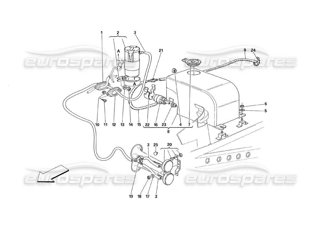 part diagram containing part number 62829000
