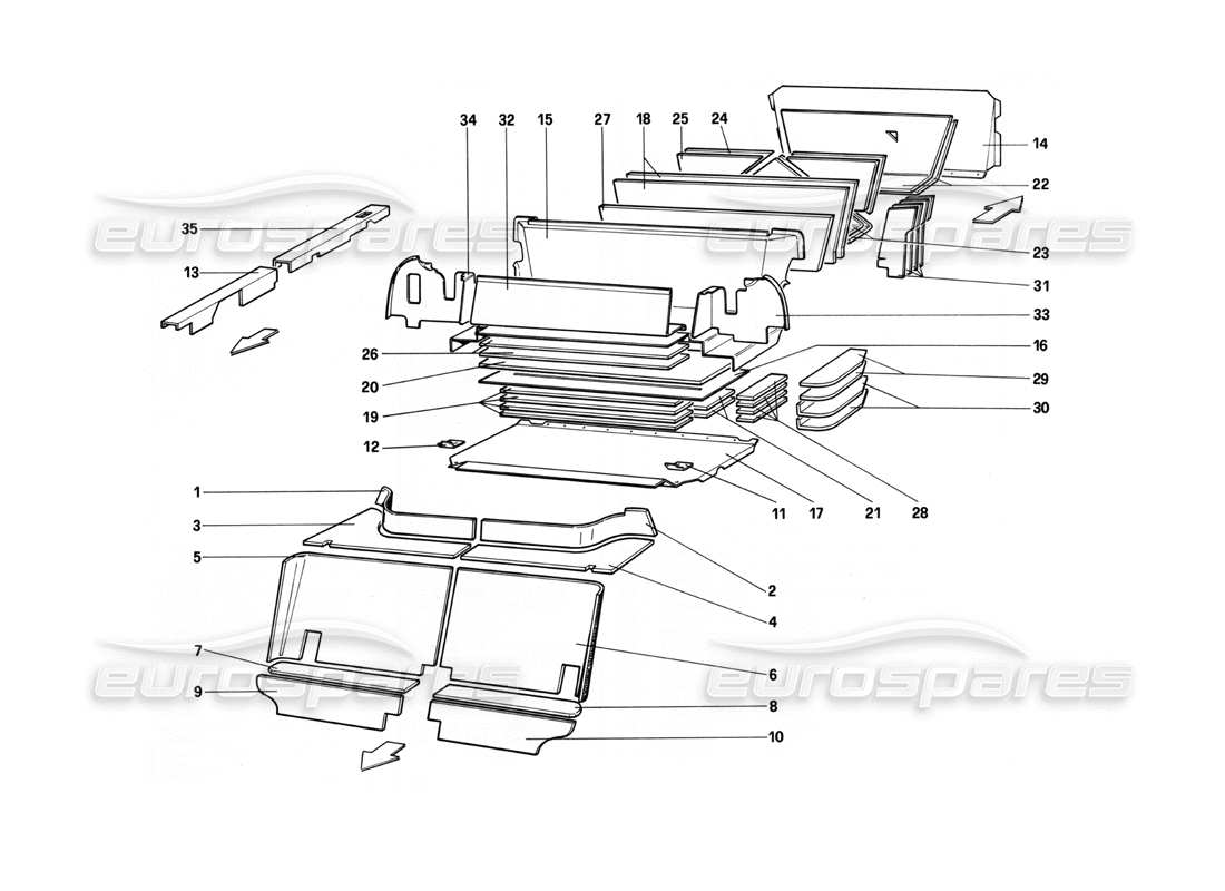 part diagram containing part number 60969100