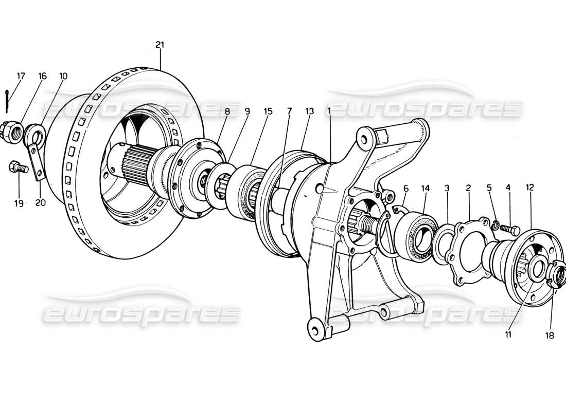 a part diagram from the ferrari 330 and 365 parts catalogue