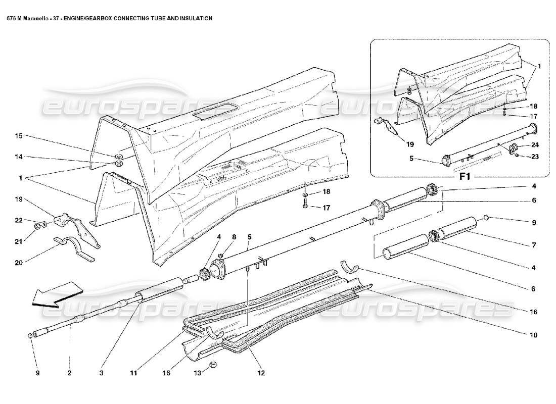 part diagram containing part number 65200600