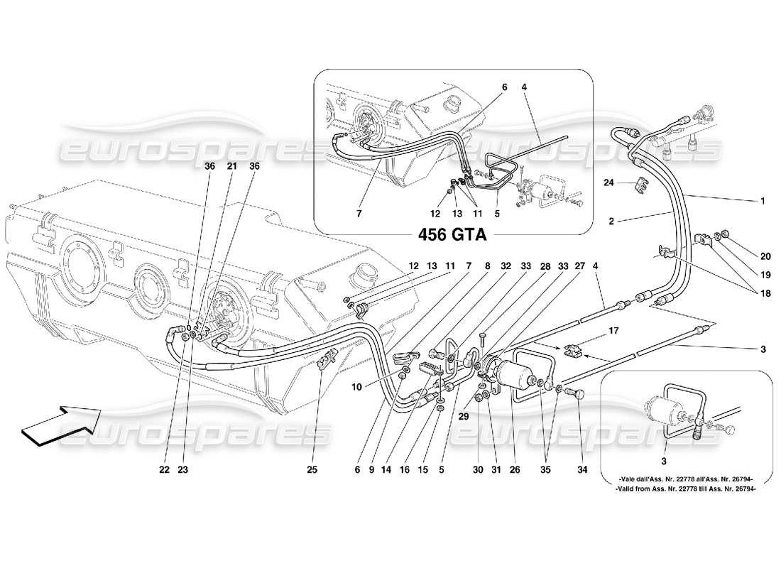 part diagram containing part number 155254