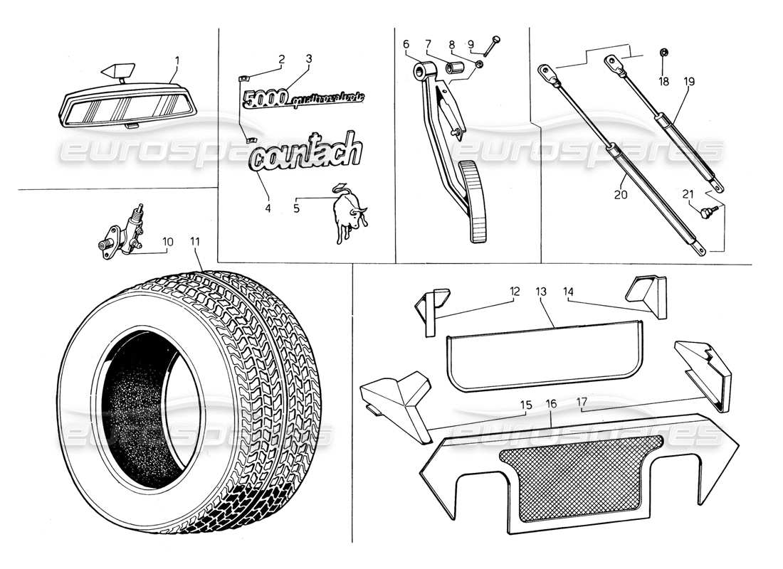 part diagram containing part number 006122589