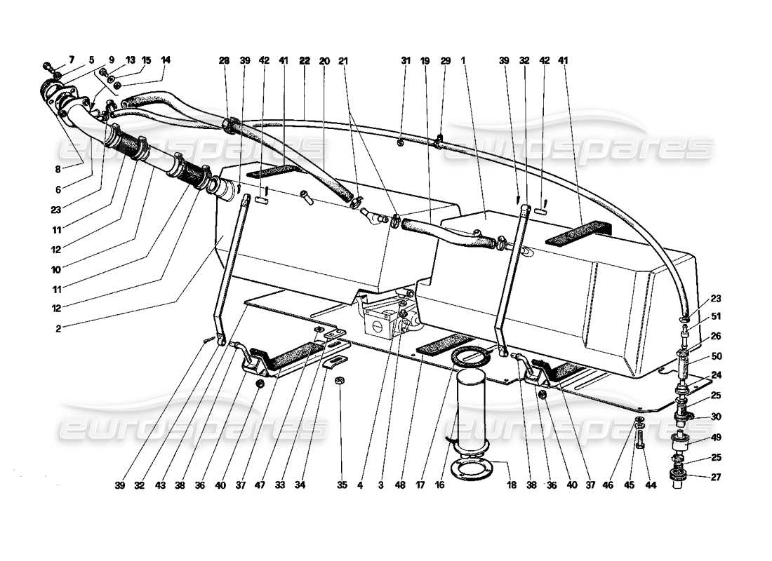 part diagram containing part number 142543