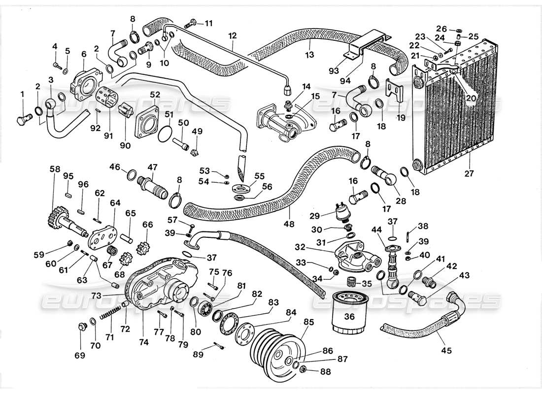 part diagram containing part number 001825009