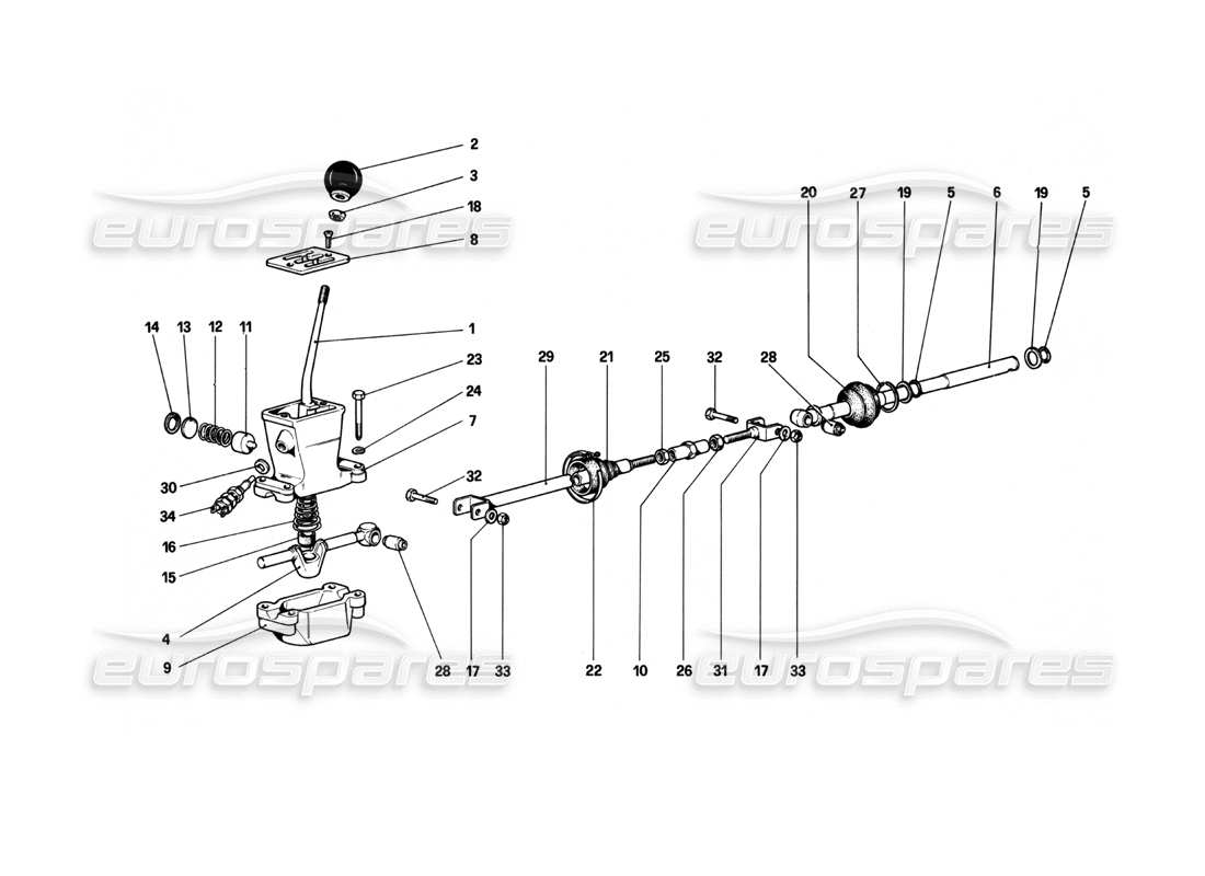 a part diagram from the ferrari 208 parts catalogue