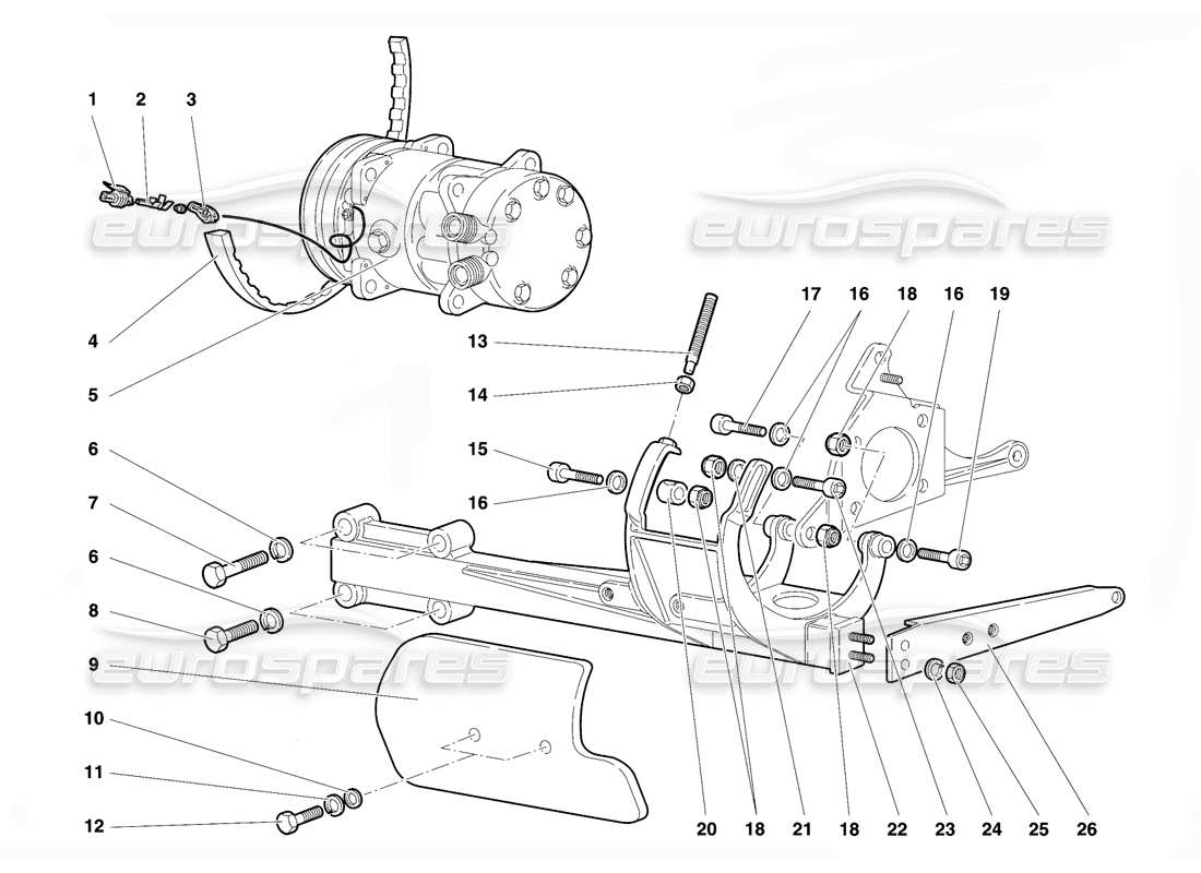 part diagram containing part number 006133204